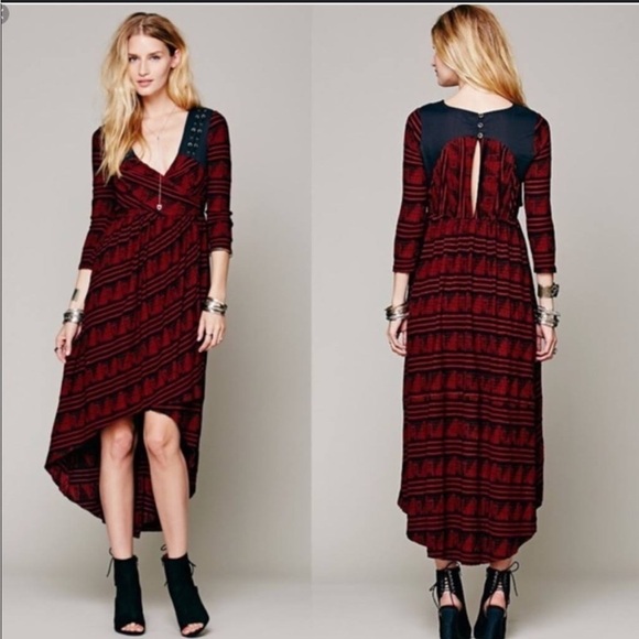 Free People Dresses & Skirts - Free People New Romantics Lelani Wrap Dress XS Z157‎